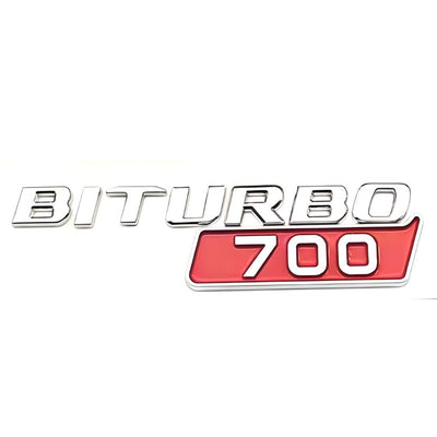 Sticker Badge Turbo 4Matic AMG Mercedes - en situation - Becquet Voiture