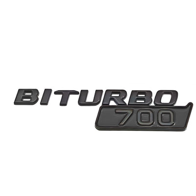 Sticker Badge Turbo 4Matic AMG Mercedes - vue de dessus - Becquet Voiture