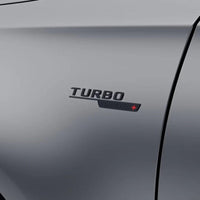 Sticker Badge Turbo 4Matic AMG Mercedes - vue de profil - Becquet Voiture