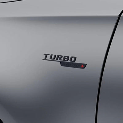 Sticker Badge Turbo 4Matic AMG Mercedes - vue de profil - Becquet Voiture