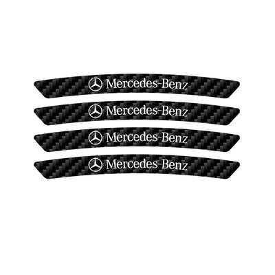 Sticker Bord Jante Roue Mercedes AMG - détail du montage - Becquet Voiture