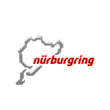 Sticker Nürburgring Chromé Rouge Lot 2