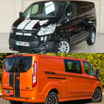 Sticker Porte Latérale Ford Tourneo - installé sur véhicule - Becquet Voiture