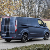 Ford Tourneo Side Door Sticker - rear view - Becquet Voiture