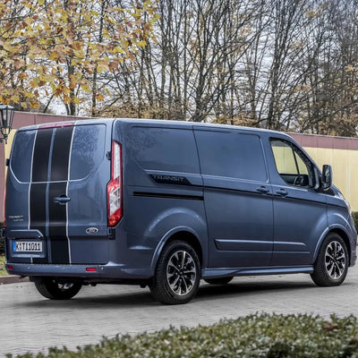 Sticker Porte Latérale Ford Tourneo - vue arrière - Becquet Voiture