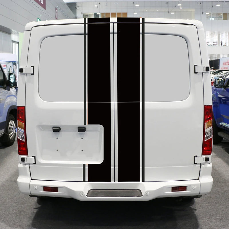 Ford Tourneo Side Door Sticker - three-quarter view - Becquet Voiture