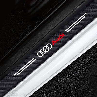 Sticker Protection Seuil Porte Audi S-line Lot 4 - vue arrière - Becquet Voiture