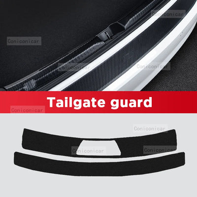 Sticker Seuil de Porte Carbone HAVAL H6 GT - vue de dessus - Becquet Voiture