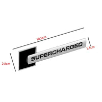 Sticker Supercharged Audi 3.0 V6T - installé sur véhicule - Becquet Voiture