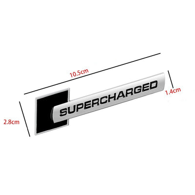 Sticker Supercharged Audi 3.0 V6T - installé sur véhicule - Becquet Voiture