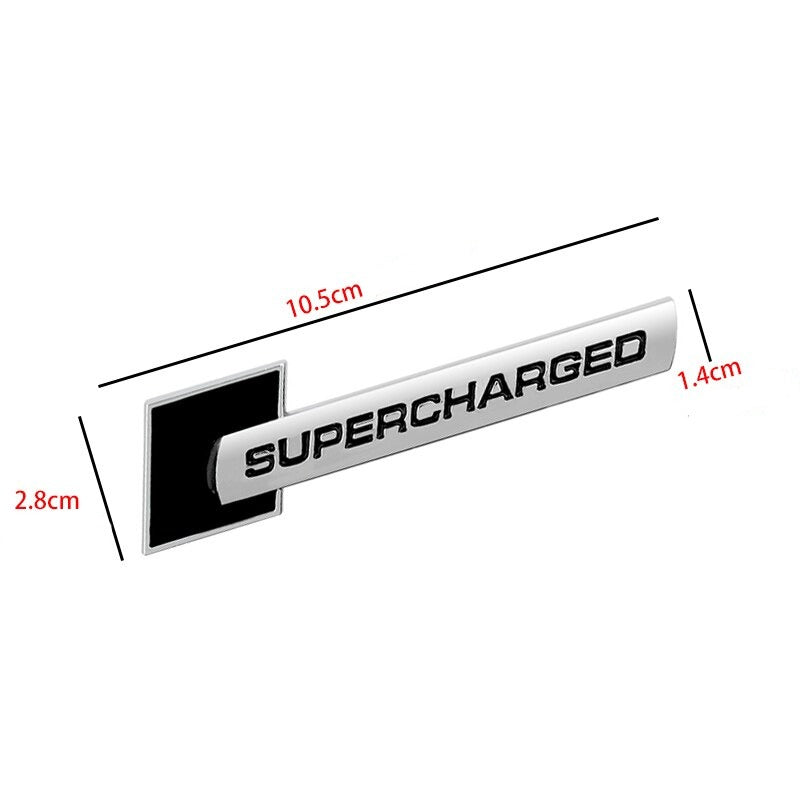 Sticker Supercharged Audi 3.0 V6T - installé sur véhicule - Becquet Voiture