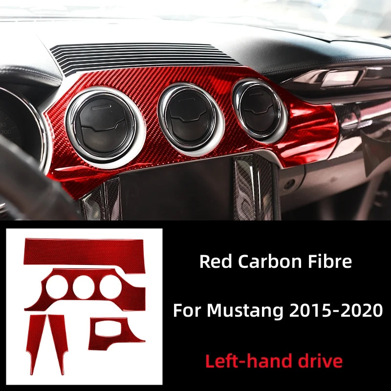 Sticker Tableau de Bord Ford Mustang GT 2015-2021 - détail du montage - Becquet Voiture