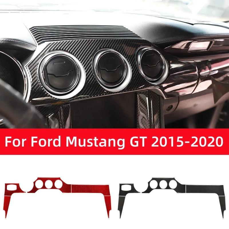 Sticker Tableau de Bord Ford Mustang GT 2015-2021 - vue de face - Becquet Voiture