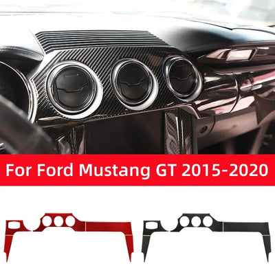 Sticker Tableau de Bord Ford Mustang GT 2015-2021 - vue de face - Becquet Voiture