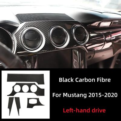 Sticker Tableau de Bord Ford Mustang GT 2015-2021 - vue rapprochée - Becquet Voiture