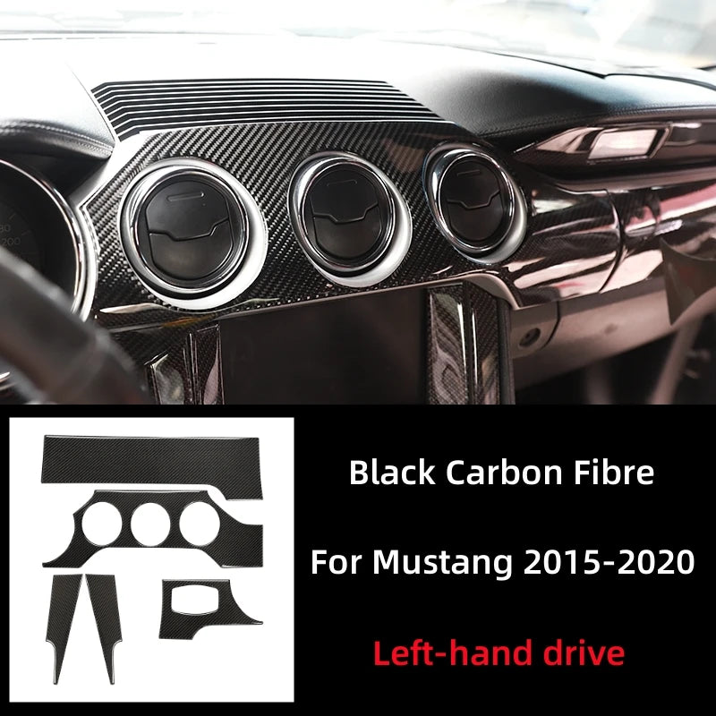 Sticker Tableau de Bord Ford Mustang GT 2015-2021 - vue rapprochée - Becquet Voiture