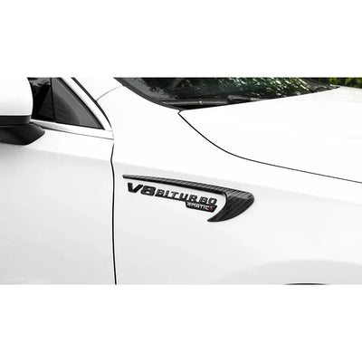 Sticker Ventilation d'Aile Mercedes AMG Biturbo - vue arrière - Becquet Voiture