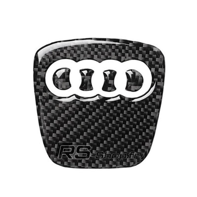 Sticker Volant Carbone 3D Audi B7 - vue de face - Becquet Voiture