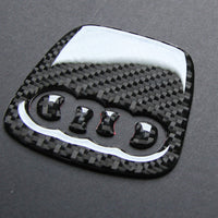 Sticker Volant Carbone 3D Audi B7 - vue de trois-quarts - Becquet Voiture