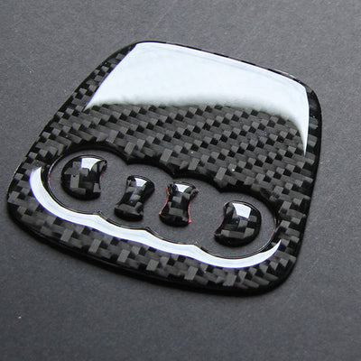 Sticker Volant Carbone 3D Audi B7 - vue de trois-quarts - Becquet Voiture