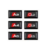 Stickers Audi S-Line Lot 10x 1.8cm Noir - vue de face - Becquet Voiture