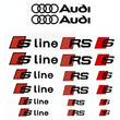 Stickers Audi S-line RS Autocollants Lot 6