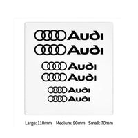 Stickers Audi S-line RS Autocollants Lot 6 - vue de profil 2 - Becquet Voiture