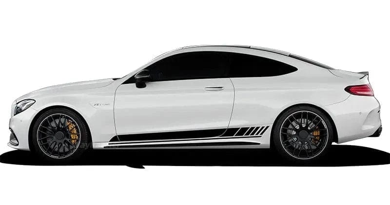 Stickers Autocollants Edition One AMG Mercedes Classe C W205 S205 C205 - vue de face - Becquet Voiture