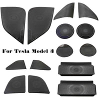 Stickers Décoratifs Intérieur Tesla Model 3 2019-2020 - vue de face - Becquet Voiture
