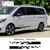 Stickers Mercedes Vito W447 W639 4 Pièces - vue de face - Becquet Voiture