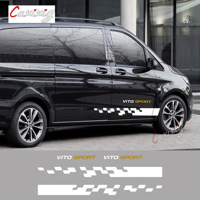 Stickers Mercedes Vito W447 W639 4 Pièces - vue de profil - Becquet Voiture