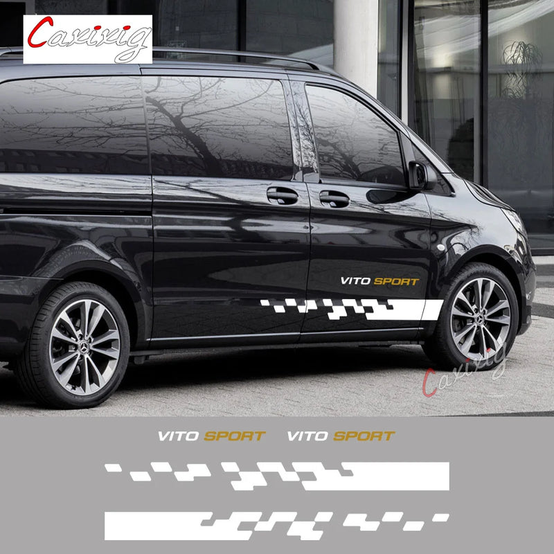 Stickers Mercedes Vito W447 W639 4 Pièces - vue de profil - Becquet Voiture