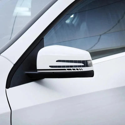Stickers Rétroviseurs Mercedes AMG Edition 1 One Classe A B C E GLA - vue de trois-quarts - Becquet Voiture