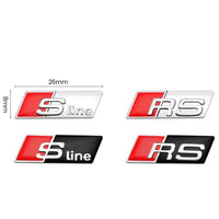 Stickers S-Line RS Volant Audi 2.5cm - détail du montage - Becquet Voiture