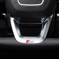 Stickers S-Line RS Volant Audi 2.5cm - en situation - Becquet Voiture