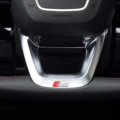 Stickers S-Line RS Volant Audi 2.5cm - en situation - Becquet Voiture