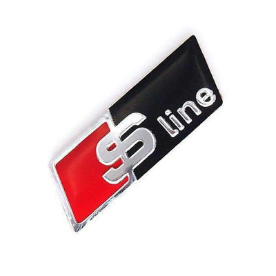 Stickers S-Line RS Volant Audi 2.5cm - packshot studio - Becquet Voiture