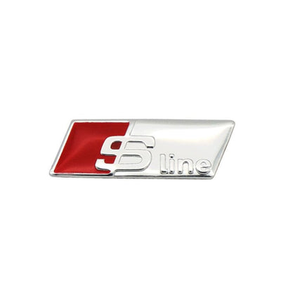 Stickers S-Line RS Volant Audi 2.5cm - vue arrière - Becquet Voiture