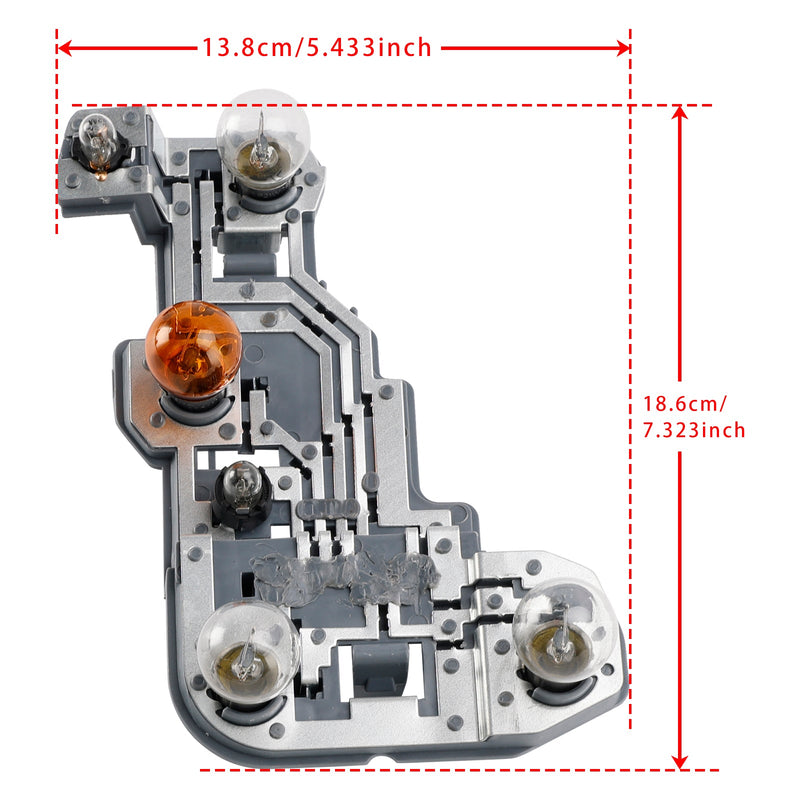 Support Ampoule Feu Arrière Gauche Mercedes Classe C W204 Break - détail du montage - Becquet Voiture
