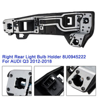 Support Ampoule Feu Droit Audi Q3 2012-2018 8U0945222 - vue de profil - Becquet Voiture