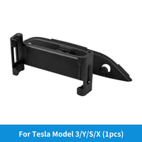 Support Appui-Tête Tablette Tesla Model 3 Y S X - détail du montage - Becquet Voiture