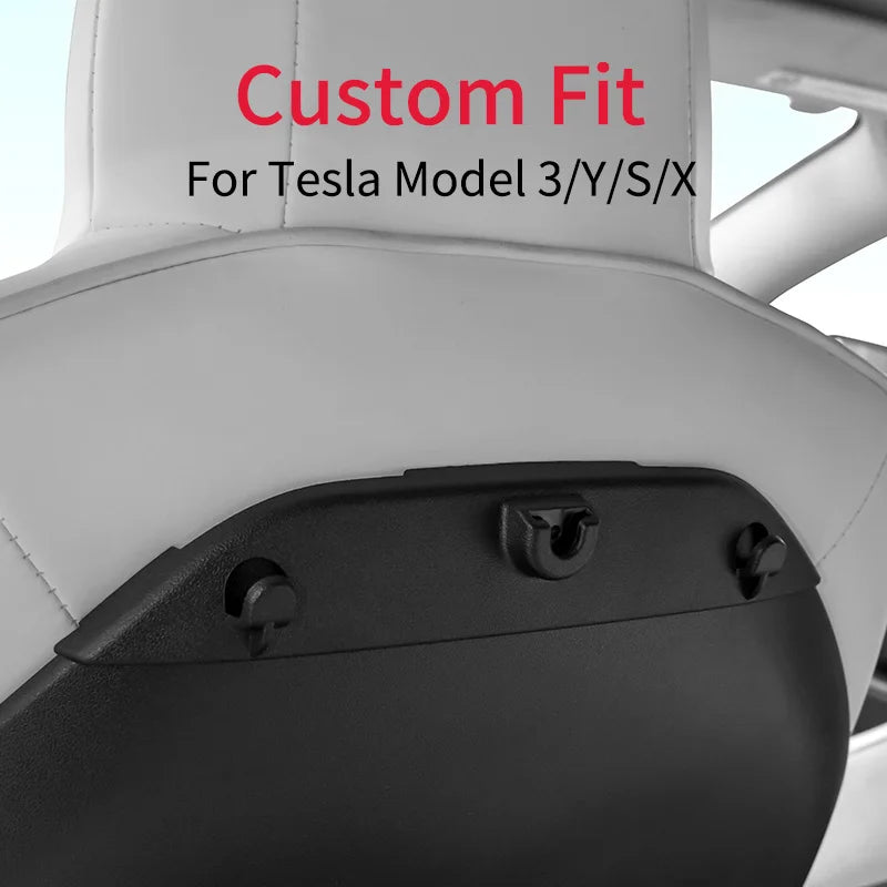 Support Appui-Tête Tablette Tesla Model 3 Y S X - vue arrière - Becquet Voiture