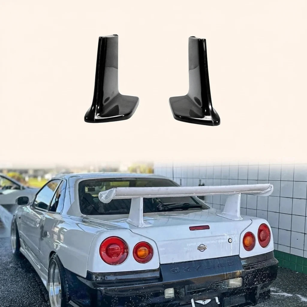 Support de Becquet Nissan Skyline R34 GTR GTT - vue de face - Becquet Voiture