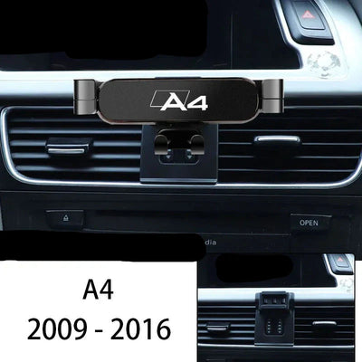 Support Téléphone Audi A4 S4 RS4 B8 B9 - installé sur véhicule - Becquet Voiture