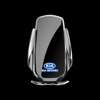 Support Téléphone Chargeur Sans Fil KIA 15W - détail du montage - Becquet Voiture