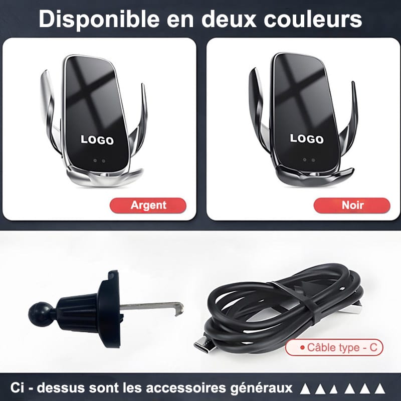 Lexus 15W Wireless Charger Phone Mount - fitted on vehicle - Becquet Voiture
