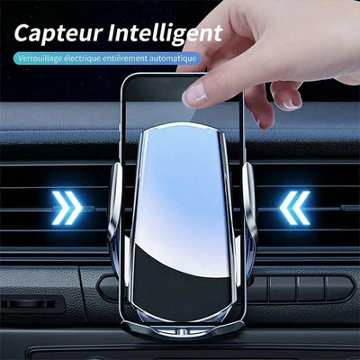 Support Téléphone Chargeur Sans Fil Toyota 15W Qi - packshot studio - Becquet Voiture