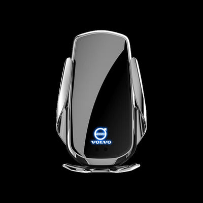 Support Téléphone Chargeur Sans Fil Volvo 15W Qi - vue arrière 2 - Becquet Voiture
