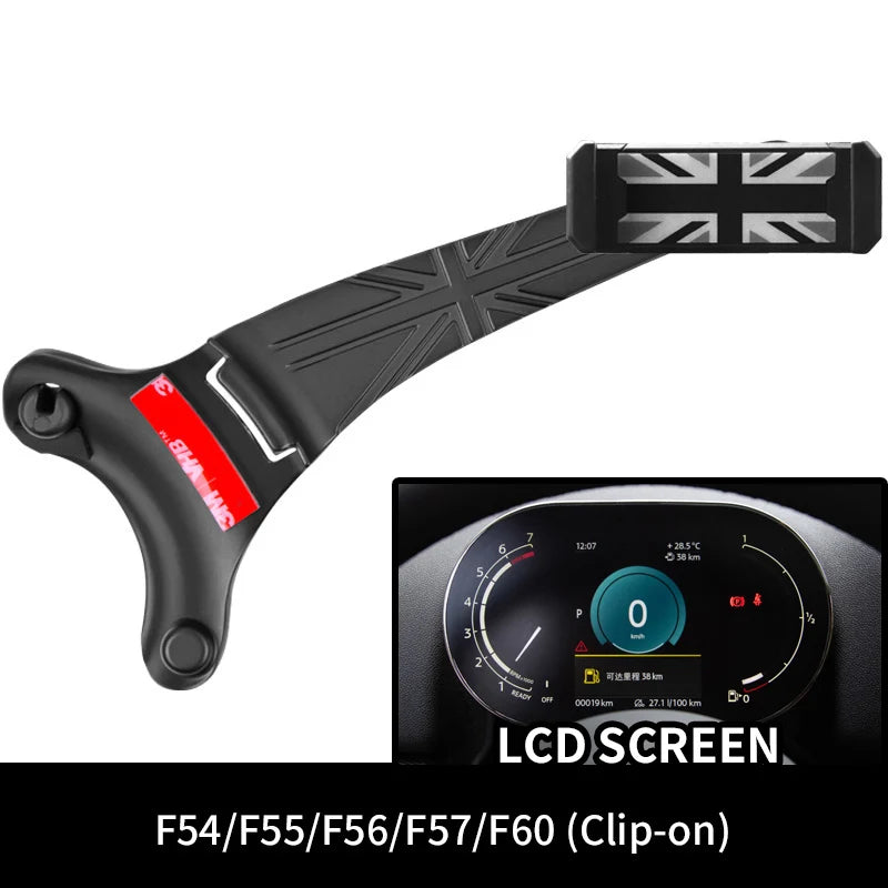 Support Téléphone Voiture Mini Cooper Clubman Countryman - détail du montage - Becquet Voiture