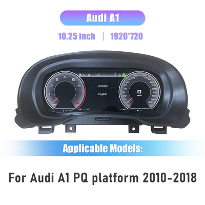 Tableau de Bord Numérique Audi A1 2010-2018 - détail du montage - Becquet Voiture